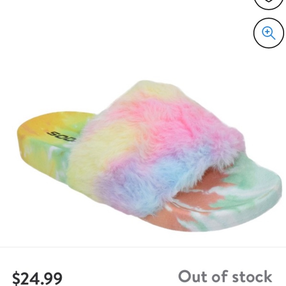 SODA rainbow sandals